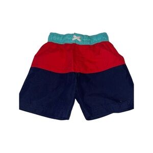 Boy’s Red and Navy Swim Shorts